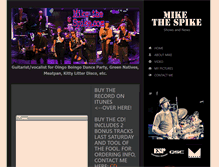 Tablet Screenshot of mikethespike.com